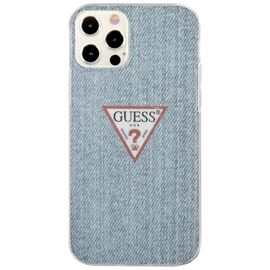 Guess GUHCP12LPCUJULLB iPhone 12 Pro Max 6.7" blue/light blue hardcase Jeans Collection | Techbox