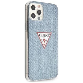 Guess GUHCP12LPCUJULLB iPhone 12 Pro Max 6.7" blue/light blue hardcase Jeans Collection | Techbox
