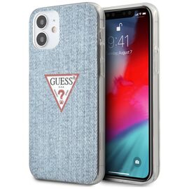 Guess GUHCP12SPCUJULLB iPhone 12 mini 5.4" blue/light blue hardcase Jeans Collection | Techbox