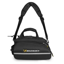 Wozinsky roomy bike carrier bag 35L (rain cover included) black (WBB19BK) - Smartphone Holders - Smartphones - Techbox