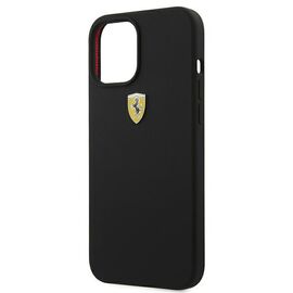 Ferrari FESSIHCP12LBK iPhone 12 Pro Max 6,7" czarny/black hardcase On Track Silicone - Apple Cases - Cases - Techbox