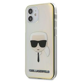 Karl Lagerfeld KLHCP12SPCKHML iPhone 12 mini 5,4" multicolor hardcase Iridescent Karl`s Head - Apple Cases - Cases - Techbox