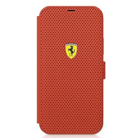 Ferrari FESPEFLBKP12SRE iPhone 12 mini 5,4" czerwony/red book On Track Perforated - Apple Cases - Cases - Techbox