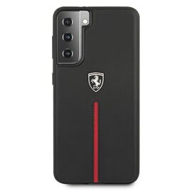 Ferrari FEOSIHCS21SBK S21 G991 black/black hardcase Off Track Leather Nylon Stripe | Techbox