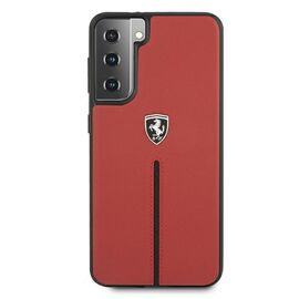 Ferrari FEOSIHCS21SRE S21 G991 red/red hardcase Off Track Leather Nylon Stripe | Techbox