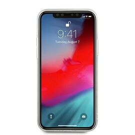 Guess GUHCP12LGLVSSI iPhone 12 Pro Max 6.7" silver/silver hardcase Glitter Vintage Script | Techbox