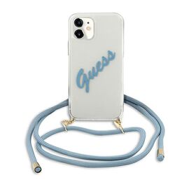 Guess GUHCP12SCRTVSBL iPhone 12 mini 5.4" blue/blue hardcase Script Vintage | Techbox