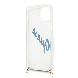 Guess GUHCP12SCRTVSBL iPhone 12 mini 5.4" blue/blue hardcase Script Vintage | Techbox