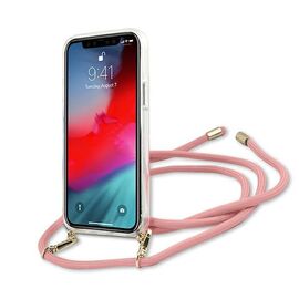 Guess GUHCP12SCRTVSPI iPhone 12 mini 5.4" pink/pink hardcase Script Vintage | Techbox