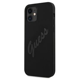 Guess GUHCP12SLSVSBK iPhone 12 mini 5.4" black/black hardcase Script Vintage | Techbox