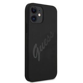 Guess GUHCP12SLSVSBK iPhone 12 mini 5.4" black/black hardcase Script Vintage | Techbox