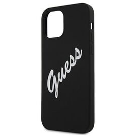 Guess GUHCP12SLSVSBW iPhone 12 mini 5.4" black and white hardcase Silicone Vintage | Techbox
