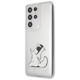 Karl Lagerfeld KLHCS21LCFNRC S21 Ultra G998 hardcase transparent Choupette Fun - Samsung Cases - Cases - Techbox