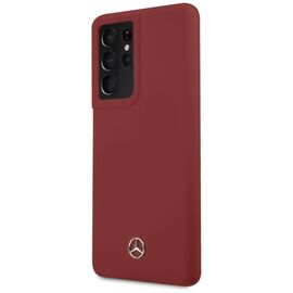 Mercedes MEHCS21LSILRE S21 Ultra G998 czerwony/red hardcase Silicone Line | Techbox