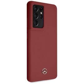 Mercedes MEHCS21LSILRE S21 Ultra G998 czerwony/red hardcase Silicone Line | Techbox