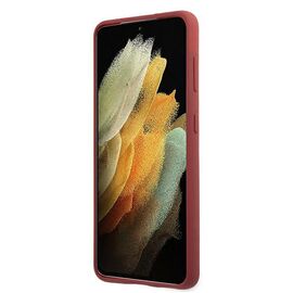 Mercedes MEHCS21SSILRE S21 G991 czerwony/red hardcase Silicone Line | Techbox