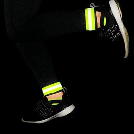 Reflective armband bicycle running Velcro 4cm yellow - Smartphone Accessories - Cables & Accessories - Techbox