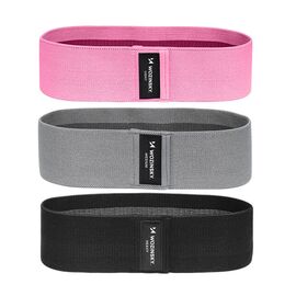 Wozinsky Set of 3x Fabric Resistance Bands Resistance Mini Band for Yoga Crossfit Fitness (WFB-01) | Techbox