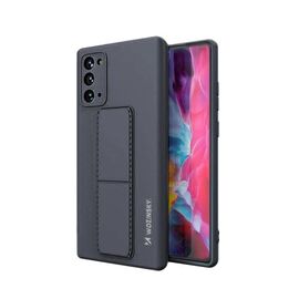 Wozinsky Kickstand Case flexible silicone cover with a stand Samsung Galaxy Note 20 blue - Samsung Cases - Cases - Techbox