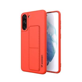 Wozinsky Kickstand Case Silicone Stand Cover for Samsung Galaxy S21 + 5G Red | Techbox