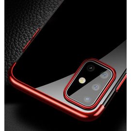 Clear Color Case Gel TPU Electroplating frame Cover for Samsung Galaxy A72 4G blue - Uncategorized Cases (2) - Cases - Techbox