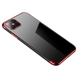 Clear Color Case Gel TPU Electroplating frame Cover for Xiaomi Mi 11 red | Techbox