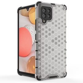Honeycomb Case armor cover with TPU Bumper for Samsung Galaxy A42 5G green | Techbox