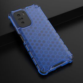 Honeycomb Case armor cover with TPU Bumper for Xiaomi Redmi K40 Pro+ / K40 Pro / K40 / Poco F3 blue | Techbox