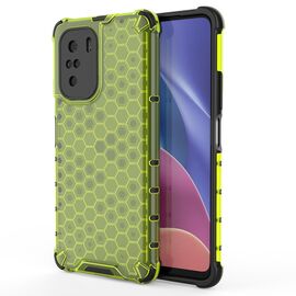 Honeycomb Case armor cover with TPU Bumper for Xiaomi Redmi K40 Pro+ / K40 Pro / K40 / Poco F3 green | Techbox