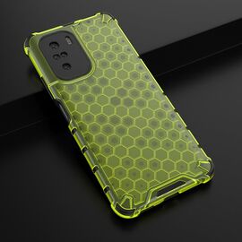 Honeycomb Case armor cover with TPU Bumper for Xiaomi Redmi K40 Pro+ / K40 Pro / K40 / Poco F3 green | Techbox