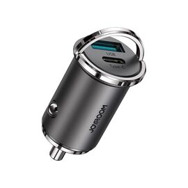Joyroom fast car charger USB Type C / USB 45 W 5 A Power Delivery Quick Charge 3.0 AFC SCP gray (C-A35) | Techbox