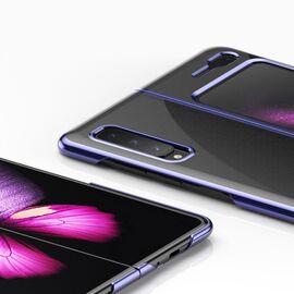 Plating Case hard case Electroplating frame Cover for Samsung Galaxy Fold blue - Samsung Cases - Cases - Techbox