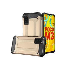 Hybrid Armor Case Tough Rugged Cover for Xiaomi Redmi Note 10 5G / Poco M3 Pro golden - Xiaomi Cases - Cases - Techbox