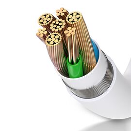 Joyroom S-Y104 headphone adapter Lightning - Lightning / mini jack 3.5mm - white | Techbox