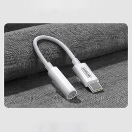 Joyroom SH-C1 headphone mini jack 3.5 mm (female) / USB-C (male) adapter - white | Techbox