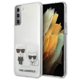 Karl Lagerfeld KLHCS21MCKTR S21+ G996 hardcase Transparent Karl & Choupette - Samsung Cases - Cases - Techbox