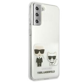 Karl Lagerfeld KLHCS21MCKTR S21+ G996 hardcase Transparent Karl & Choupette - Samsung Cases - Cases - Techbox