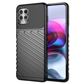 Thunder Case Flexible Tough Rugged Cover TPU Case for Motorola Moto G100 / Edge S black | Techbox