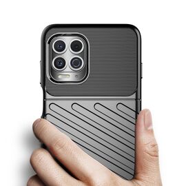 Thunder Case Flexible Tough Rugged Cover TPU Case for Motorola Moto G100 / Edge S black | Techbox