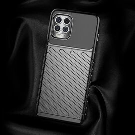 Thunder Case Flexible Tough Rugged Cover TPU Case for Motorola Moto G100 / Edge S black | Techbox