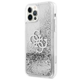 Guess GUHCP12LLG4GSI iPhone 12 Pro Max 6,7" srebrny/silver hardcase 4G Big Liquid Glitter - Apple Cases - Cases - Techbox