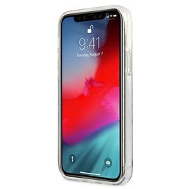 Guess GUHCP12LPCUGL4GTR iPhone 12 Pro Max 6.7" transparent hard case Glitter 4G Big Logo | Techbox