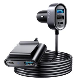Joyroom car charger 2xPD + 2xQC3.0 72W 1.5m black (JR-CL05) | Techbox