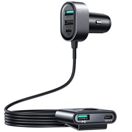 Joyroom car charger 2xPD + 2xQC3.0 72W 1.5m black (JR-CL05) | Techbox
