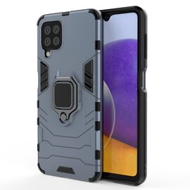 Ring Armor Case Kickstand Tough Rugged Cover for Samsung Galaxy A22 4G blue | Techbox