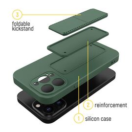 Wozinsky Kickstand Case Silicone Stand Cover for Samsung Galaxy A72 4G Mint | Techbox
