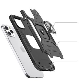 Wozinsky Ring Armor Case Kickstand Tough Rugged Cover for iPhone 13 mini rose | Techbox
