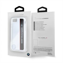 Etui hardcase BMW BMHCP7SPVNA iPhone 7 /8/SE 2020 /  SE 2022 transparent navy SHOCKPROOF | Techbox