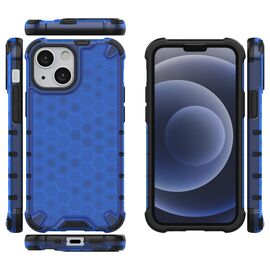 Honeycomb Case armor cover with TPU Bumper for iPhone 13 mini blue | Techbox