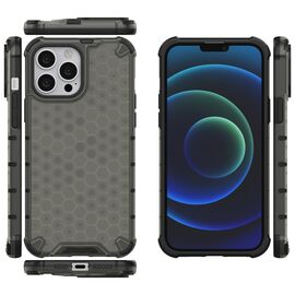 Honeycomb Case armor cover with TPU Bumper for iPhone 13 Pro Max black | Techbox